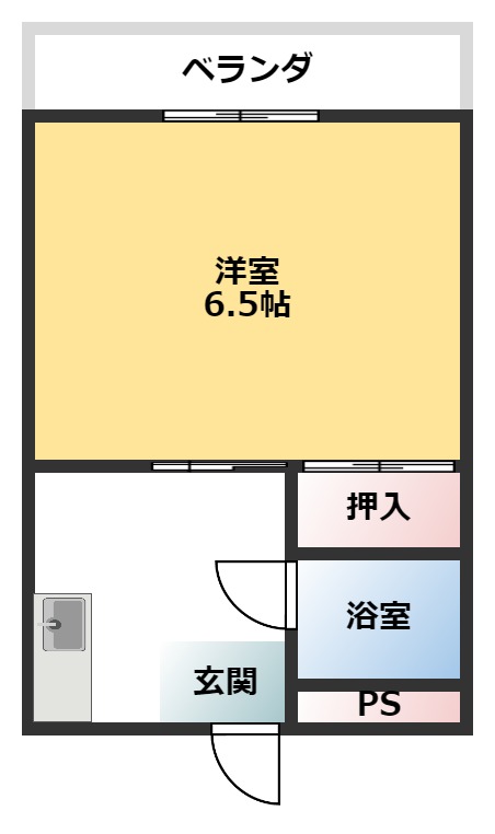 ニューＤＫハイツ新館 間取り