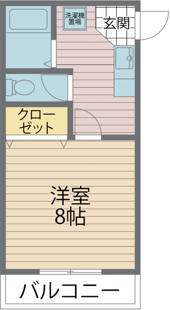 富田橋ハイツ 間取り