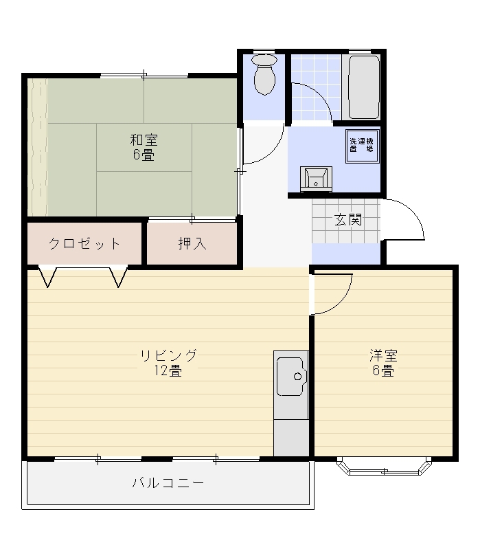 コスモハイツ 間取り