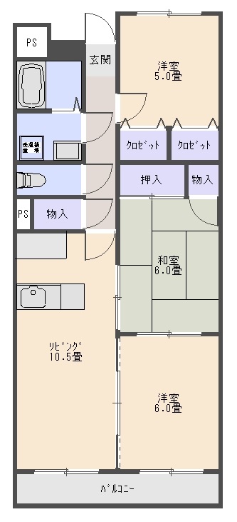 日峯マンション 間取り
