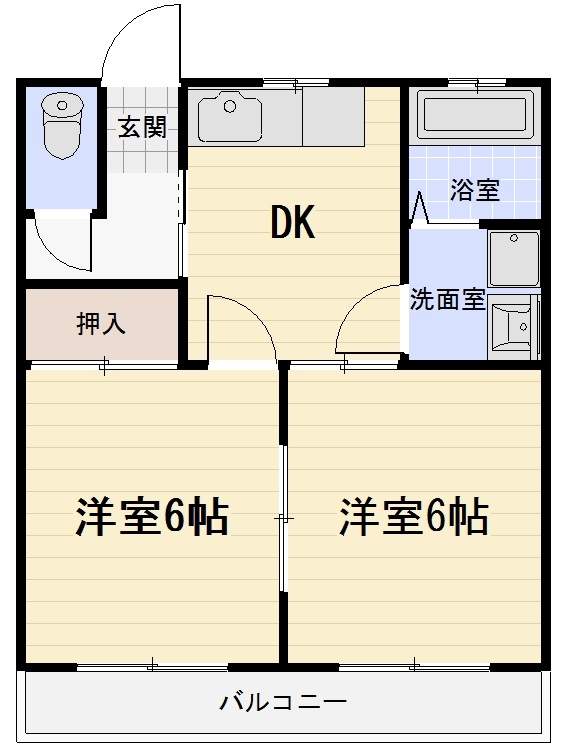 メゾンドコスモス 間取り