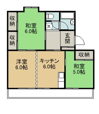 ハイツララポート 間取り
