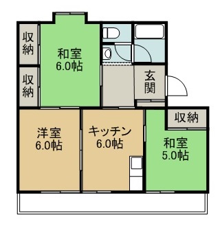 ハイツララポート 間取り