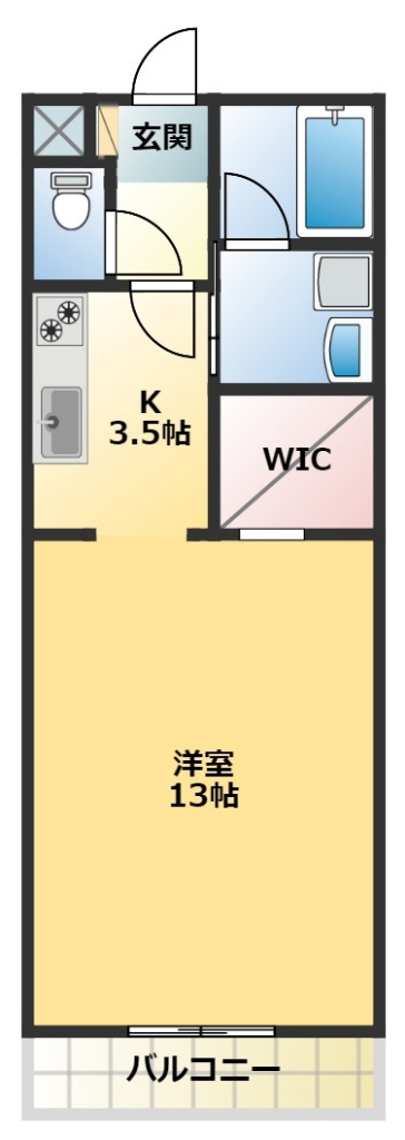 リノ・シティ壱番館 間取り