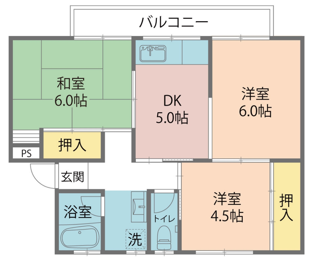 ＳＫハイツ 間取り