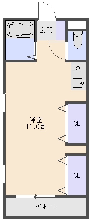 Ｍハイツ松茂 間取り