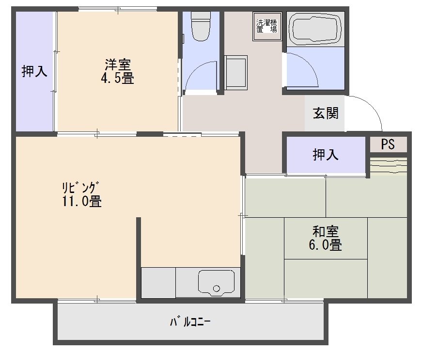 ＳＫハイツ 間取り