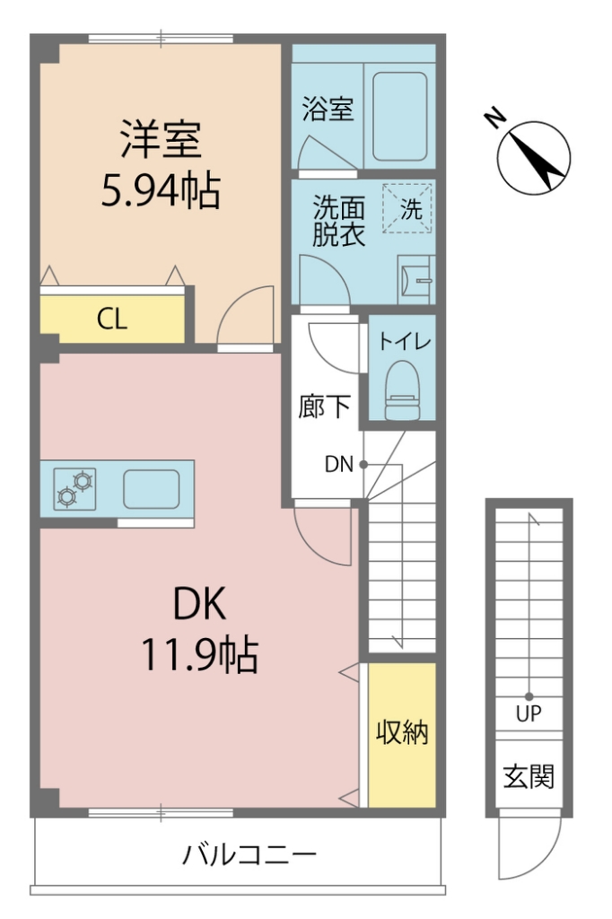 カサ・ミラ 間取り