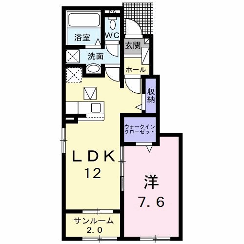 ボアソルチ　Ａ 間取り