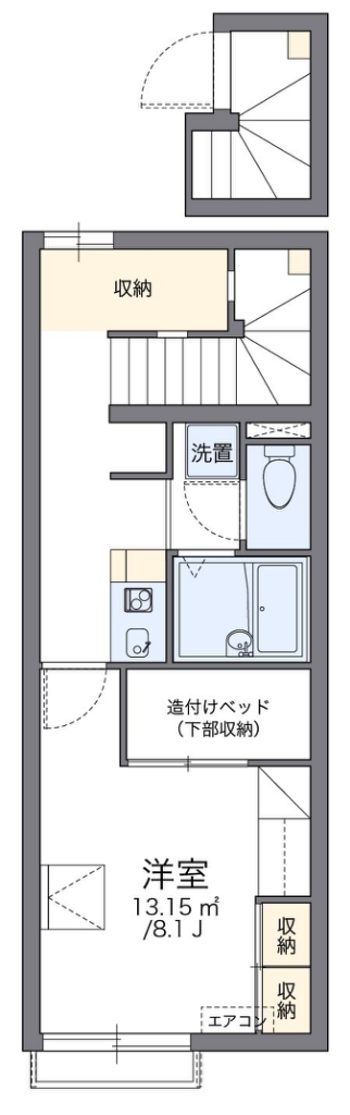 レオパレス若宮 間取り