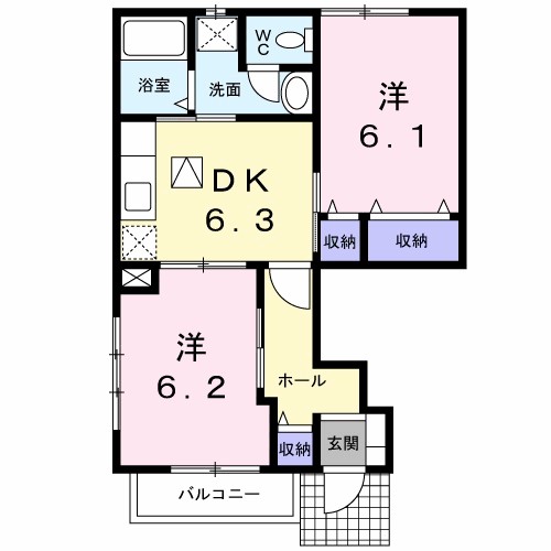 プレアヴェニューＡ 間取り
