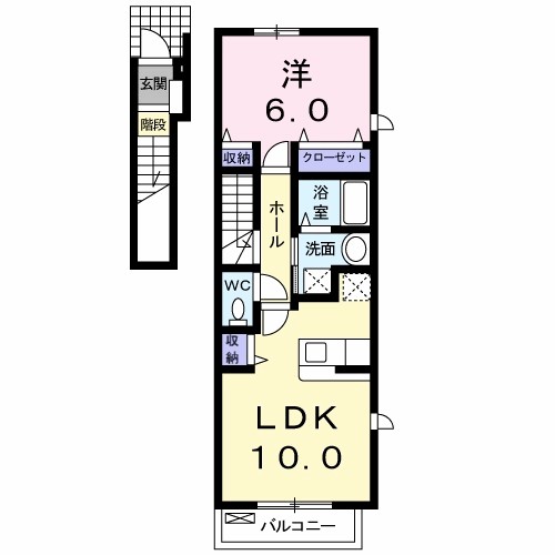 アンジェリカ　Ｅ 間取り