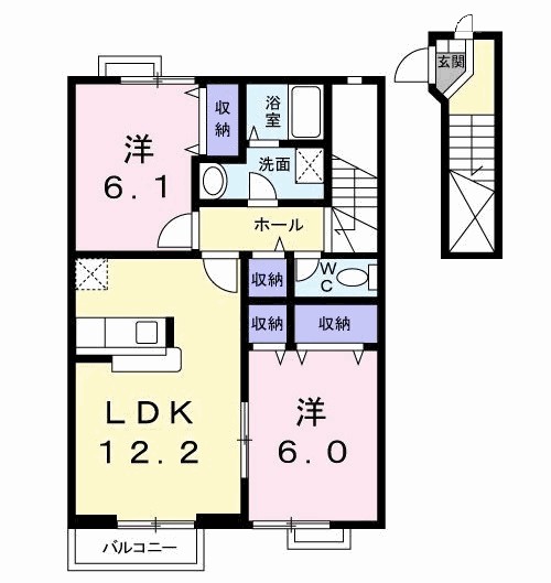アルカディアＢ 間取り