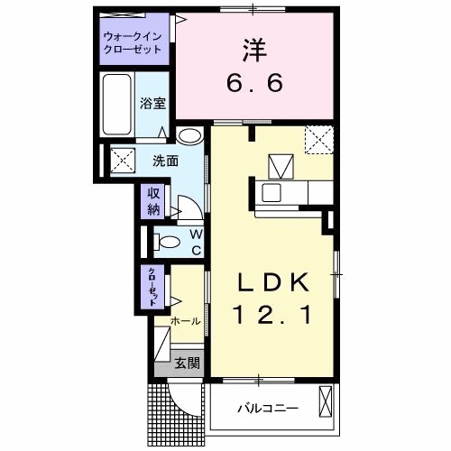 クレシェンド　ラブ　Ⅱ 間取り