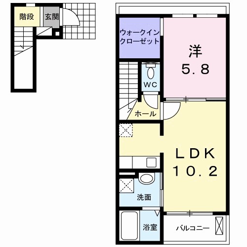 ボヌール　Ｂ 間取り