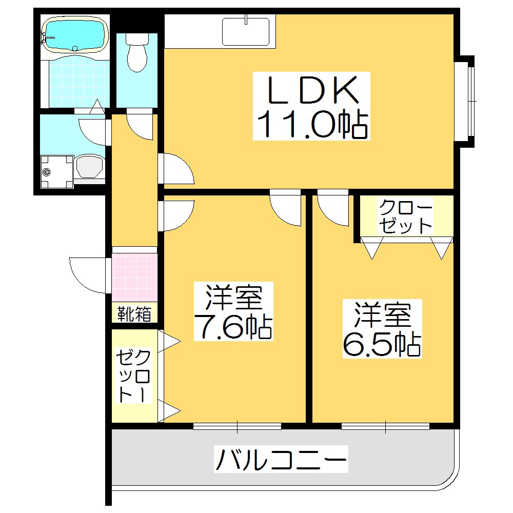 イーストヒルズ 間取り