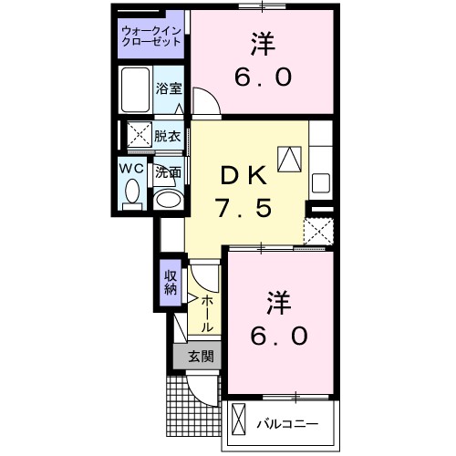 シエル・エトワレ　　Ⅰ 間取り