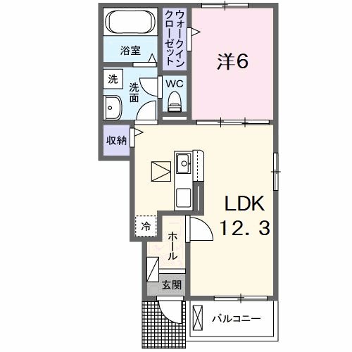 クララボージャ　Ａ 間取り