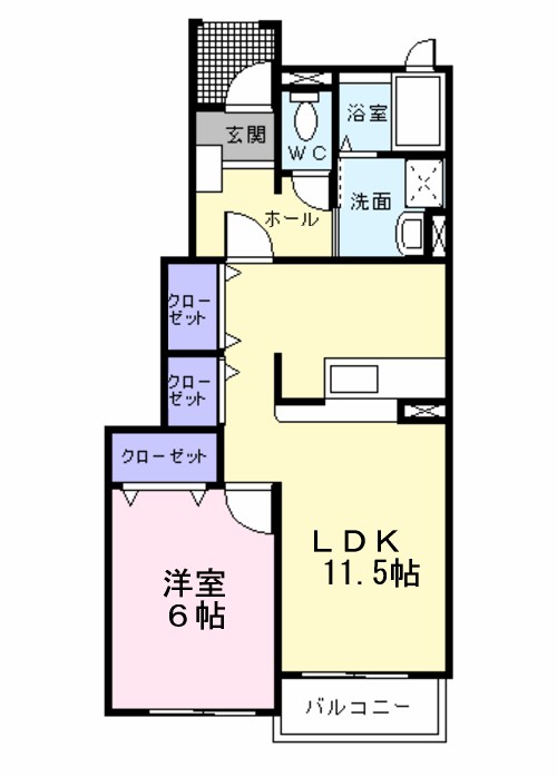 ティンバーハイツ 間取り