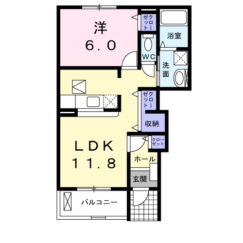グレースガーデン　Ａ 間取り