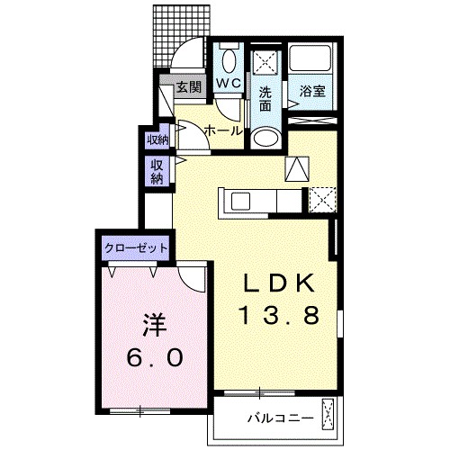 グラース　ヴァイオレット 間取り