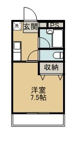 カレッジハウス北野 間取り