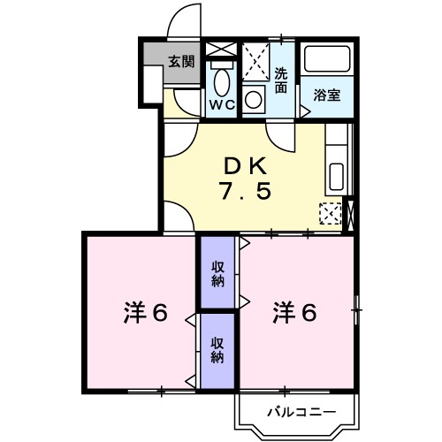 メルクマールＳＸ　Ⅱ 間取り